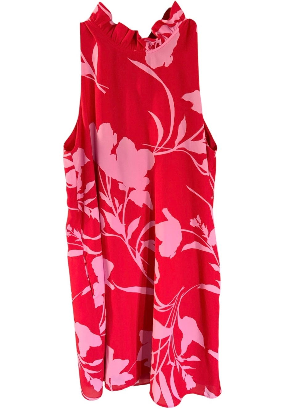 Gibson Sleeveless Floral Lined Dress EUC